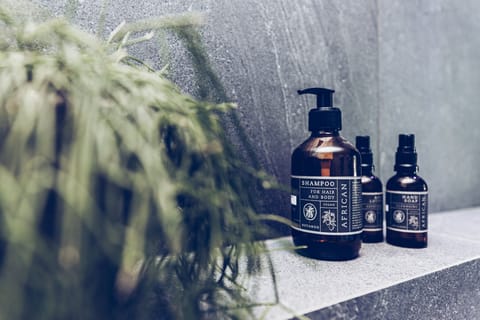 Free toiletries, hair dryer, bathrobes, slippers