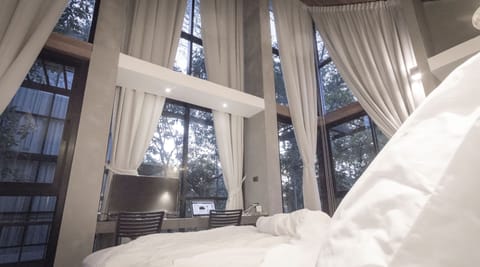 Deluxe Villa, 2 Bedrooms, Private Pool | Minibar, in-room safe, desk, blackout drapes