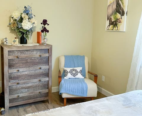 Extra seating and lots of natural light to make the bedrooms a comfortable place to relax.