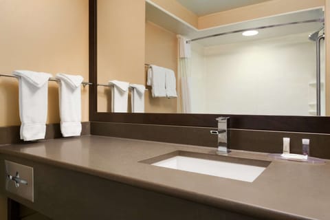 Junior Suite | Bathroom | Combined shower/tub, free toiletries, hair dryer, towels