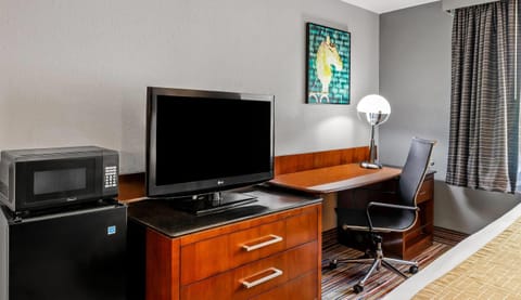 Standard Room, 1 King Bed | In-room safe, desk, laptop workspace, blackout drapes