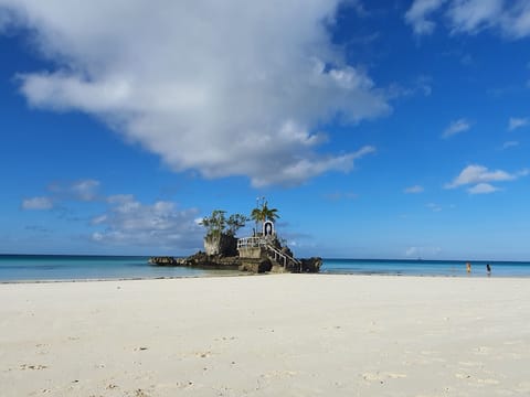 Beach nearby, white sand