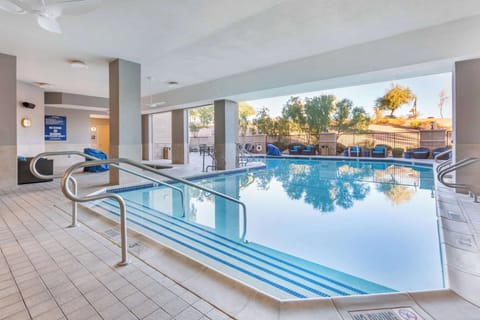 Indoor pool, outdoor pool