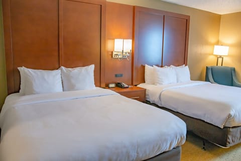 Room, 2 Queen Beds, Accessible, Non Smoking | Desk, iron/ironing board, cribs/infant beds, rollaway beds