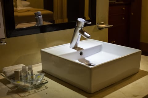 Standard Room, 2 Double Beds | Bathroom sink