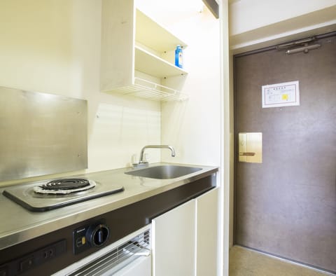 Quadruple Room (Cleaning is Optional with Additional Cost) | Private kitchenette | Fridge, microwave, stovetop