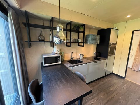 Business Studio | Private kitchen | Fridge, electric kettle