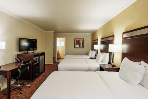 Room, Multiple Beds, Non Smoking | In-room safe, desk, blackout drapes, iron/ironing board