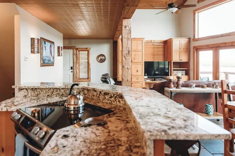 Open concept floor plan