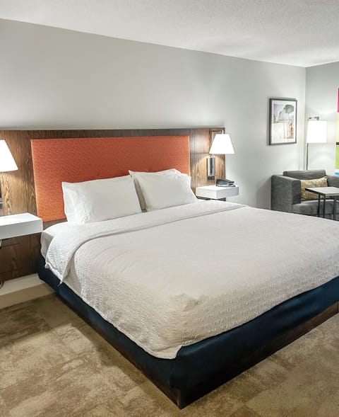 Premium bedding, down comforters, pillowtop beds, in-room safe