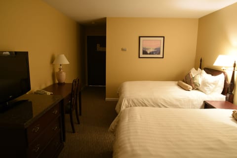 Double Room, 2 Double Beds | Premium bedding, desk, blackout drapes, soundproofing
