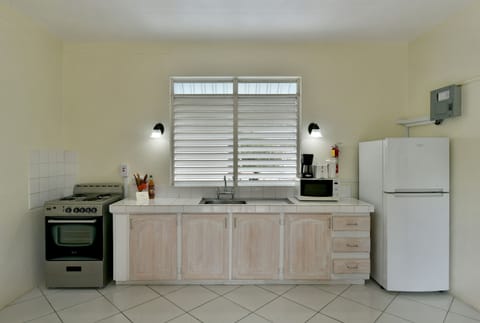 Apartment, 1 Bedroom, Annex Building | Private kitchen | Fridge, microwave, electric kettle, toaster