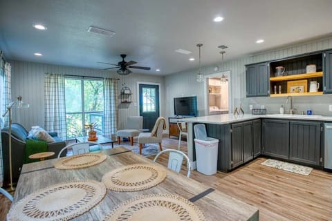 Open dining area with seamless flow into the kitchen and living room.