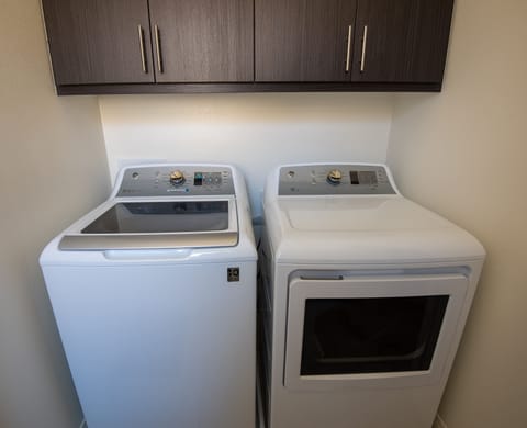 Laundry room available at the house