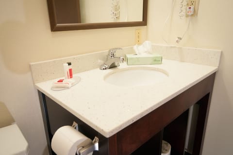 Room, 1 King Bed, Accessible, Non Smoking (Mobility) | Bathroom | Hair dryer, towels