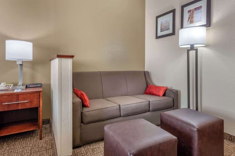 Suite, 1 King Bed with Sofa bed, Non Smoking | 1 bedroom, desk, iron/ironing board, rollaway beds