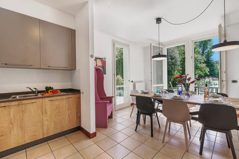 Kitchen and dining area