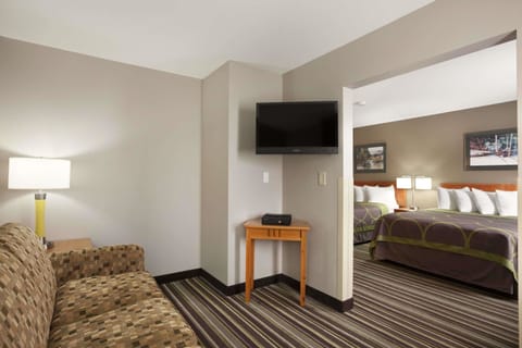 Room, Multiple Beds, Non Smoking | Desk, blackout drapes, iron/ironing board, rollaway beds