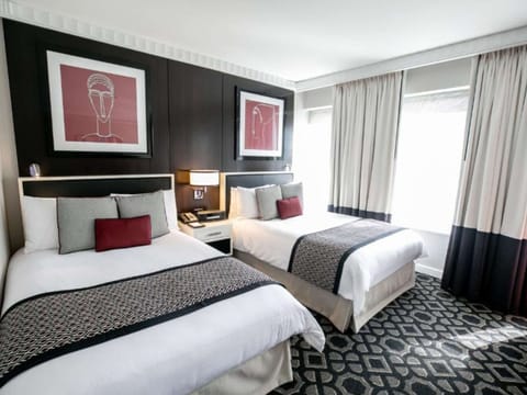 Luxury Double Room, Multiple Beds, City View | Premium bedding, down comforters, pillowtop beds, minibar