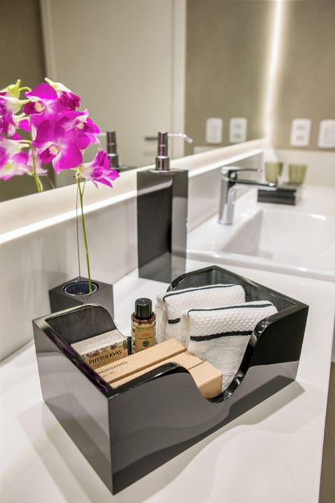 The Level Grand Premium | Bathroom | Shower, rainfall showerhead, eco-friendly toiletries, hair dryer