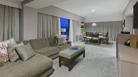 Presidential Suite | Living area | 32-inch TV with cable channels