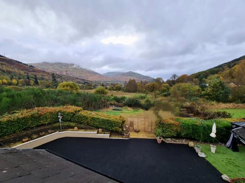 South facing garden.