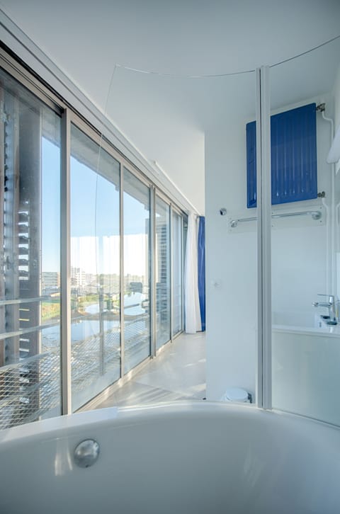 Superior Studio | Bathroom | Combined shower/tub, deep soaking tub, hair dryer, bathrobes