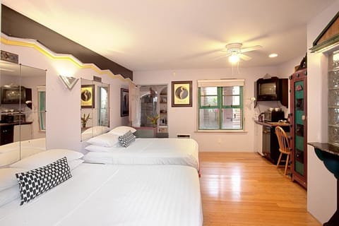 Standard Room, 2 Double Beds | Individually decorated, individually furnished, free WiFi, bed sheets