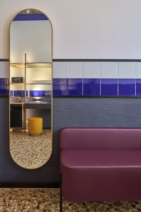 Premium bedding, down comforters, memory foam beds, minibar