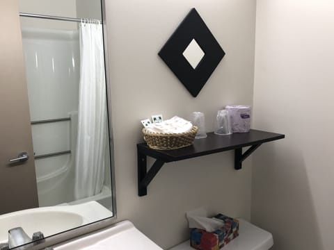 Standard Room, 1 Queen Bed (renovated) | Bathroom shower