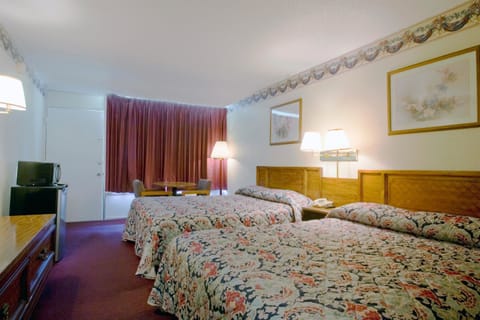 Room, 2 Queen Beds | Desk, free WiFi, bed sheets, alarm clocks