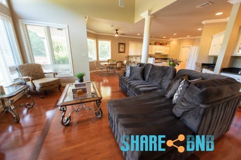 Find your place on the comfy living room sofa.