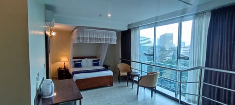 Deluxe Double Room, 1 Double Bed, Accessible, City View | Street view