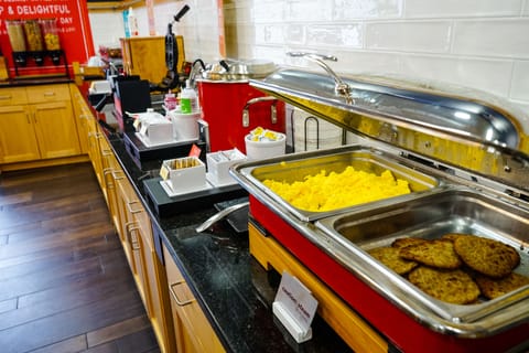 Free daily self-serve breakfast