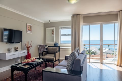 Penthouse, Sea View | Living area | LCD TV