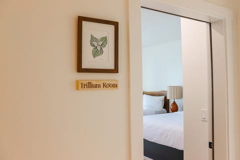 Trillium Room | Premium bedding, blackout drapes, soundproofing, iron/ironing board