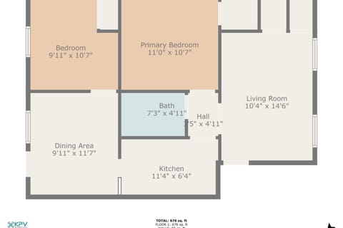 House (2 Bedrooms) | Interior