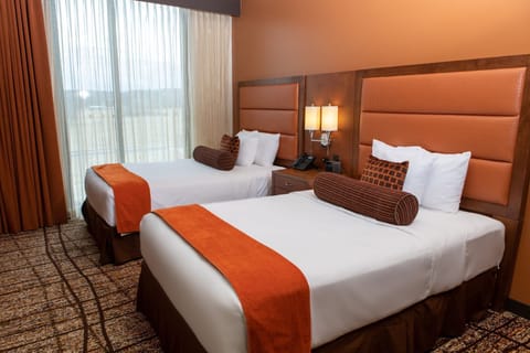 Suite, 2 Double Beds (Luxury Double Suite - Non Smoking) | Hypo-allergenic bedding, in-room safe, desk, laptop workspace