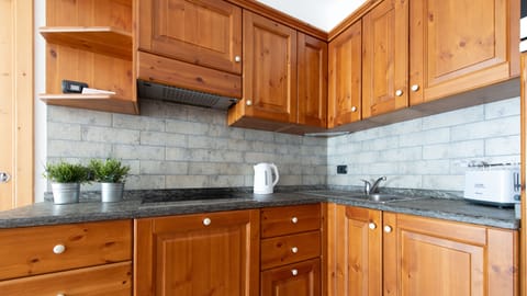 Apartment | Private kitchenette | Full-size fridge, microwave, oven, stovetop