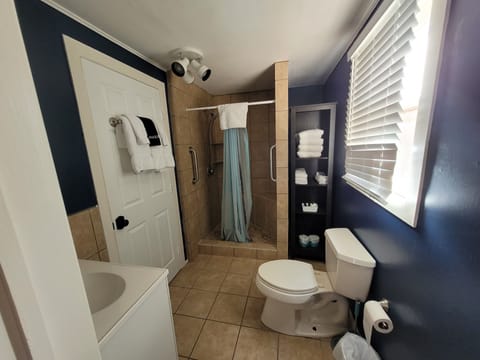 Family Room | Bathroom | Free toiletries, hair dryer, soap, shampoo