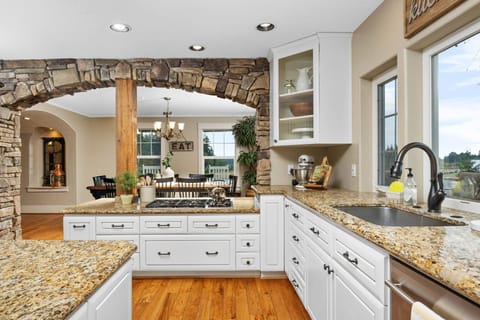 "House is large and clean and has everything you need. We especially enjoyed cooking some great meals and the big open space for conversation." - Liz