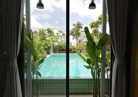 Standard Room, 1 King Bed, Poolside | View from room