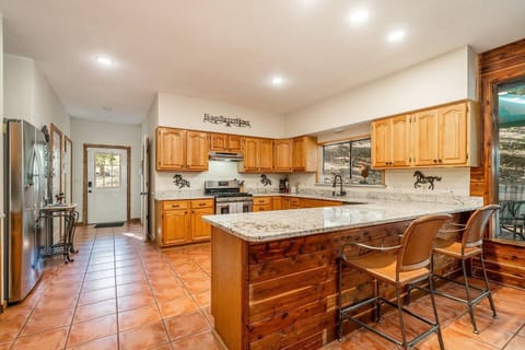 Cantina de Caballo Seating is right next to the dining area if additional seating is needed for larger gatherings.