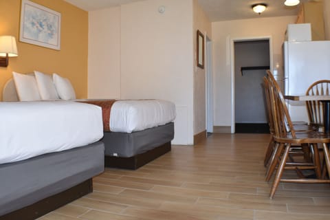 Two room Suite with Three full beds and Kitchenette  | Free WiFi, bed sheets