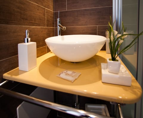 Standard Double Room | Bathroom | Shower, hydromassage showerhead, free toiletries, hair dryer