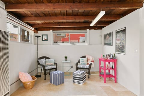 The sunroom can be another great place to kick back and relax.....only if you are not at the beach!