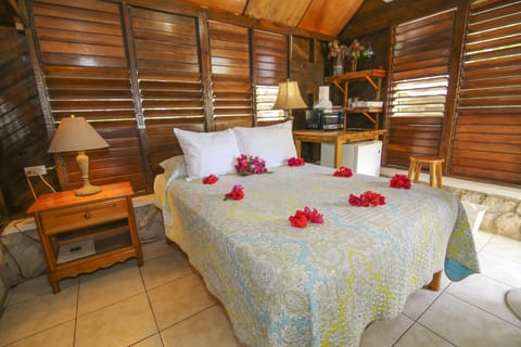 Cabin, 1 Double Bed, Patio, Garden View (Pisces) | In-room safe, individually decorated, individually furnished