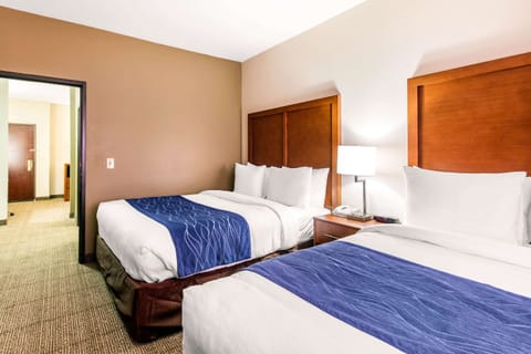 Suite, 2 Queen Beds, Accessible, Non Smoking | Premium bedding, down comforters, in-room safe, desk