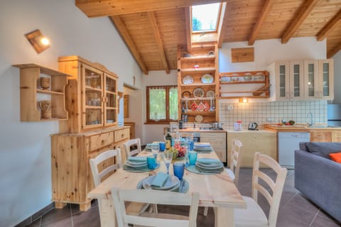 Kitchen and dining area