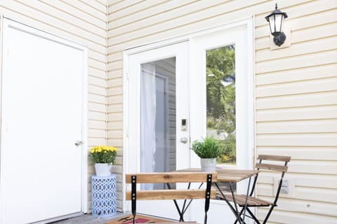 Grab your coffee and relax on the Back Porch.